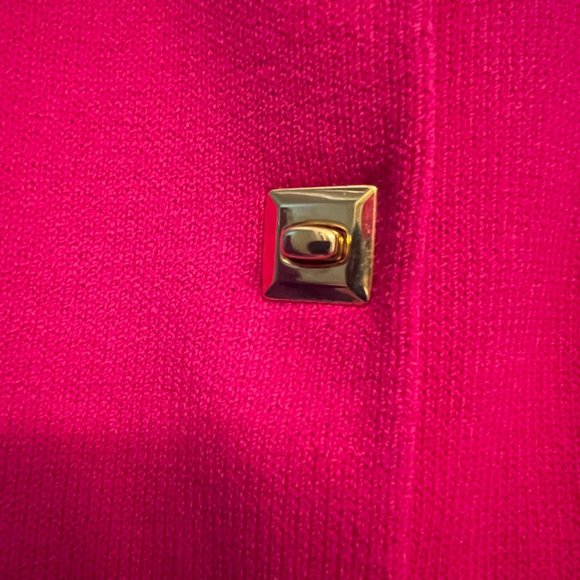St John Jacket - Bright Pink, Gold Accents - Picture 4 of 9